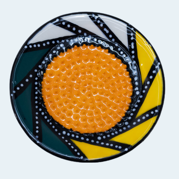 Nelchris Arts African Grater Plate, Made by Artisans